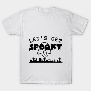 Let's get spooky vintage Halloween costume | Light colors T-Shirt